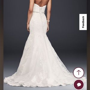 Sweetheart Trumpet Wedding Dress with Beaded Sash